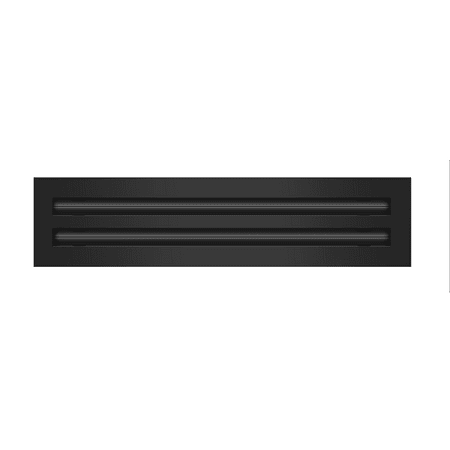18 Linear Slot Diffuser - (2 Slot) Double Slot - Black Decorative Air Vent - Modern AC Vent Cover for Ceiling Walls & Floors - Texas Buildmart
18 Linear Slot Diffuser - (2 Slot) Double Slot - Black Decorative Air Vent - Modern AC Vent Cover for Ceiling Walls & Floors - Texas Buildmart