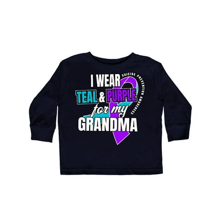 Inktastic Suicide Prevention I Wear Teal and Purple for My Grandma Gift Toddler Boy or Toddler Girl Long Sleeve T-Shirt
Inktastic Suicide Prevention I Wear Teal and Purple for My Grandma Gift Toddler Boy or Toddler Girl Long Sleeve T-Shirt