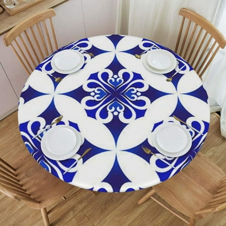 Retro Datura Flowers Blue and White Windproof Table Protector Waterproof Oil-Proof Cover 45 -56 24jl29caA197
Retro Datura Flowers Blue and White Windproof Table Protector Waterproof Oil-Proof Cover 45 -56 24jl29caA197