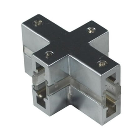 Jesco Lighting MA-X-SN 50W X-Connector Conductive Joins Four Sections of Rail