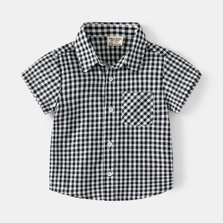kpoplk Short Sleeve Shirts For Toddler Kids Toddler Flannel Shirt Jacket Plaid Short Sleeve Lapel Button Tshirts For Toddler(Black)
kpoplk Short Sleeve Shirts For Toddler Kids Toddler Flannel Shirt Jacket Plaid Short Sleeve Lapel Button Tshirts For Toddler(Black)