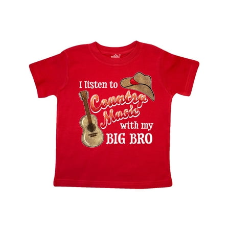 Inktastic I Listen to Country Music with my Big Bro Guitar and Hat Gift Toddler Boy or Toddler Girl T-Shirt
Inktastic I Listen to Country Music with my Big Bro Guitar and Hat Gift Toddler Boy or Toddler Girl T-Shirt