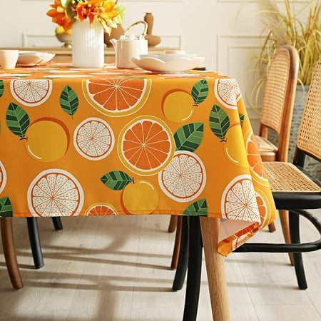 Lumumanber Fruit Orange Rectangle Tablecloth Polyester Table Cloth Waterproof and Wrinkle Resistant Washable Table Cover for Dinning Room Tabletop Outdoor Picnic (60\u201d x 102\u201d Orange)
Lumumanber Fruit Orange Rectangle Tablecloth Polyester Table Cloth Waterproof and Wrinkle Resistant Washable Table Cover for Dinning Room Tabletop Outdoor Picnic (60\u201d x 102\u201d Orange)
