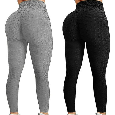 Dadaria 2 Piece Leggings for Women Bubble Hip Lifting Exercise Fitness Running High Waist Yoga Pants BlackANDGray M Female
Dadaria 2 Piece Leggings for Women Bubble Hip Lifting Exercise Fitness Running High Waist Yoga Pants BlackANDGray M Female