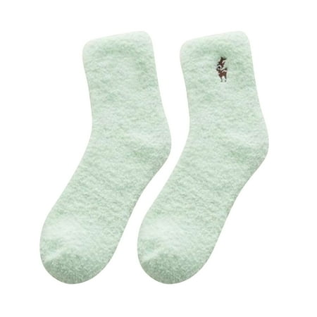 Soft Socks For Women Female Winter Socks Cartoon Animal Deer Embroidery Half Velvet Plus Velvet Thick Coral Socks Home Socks
Soft Socks For Women Female Winter Socks Cartoon Animal Deer Embroidery Half Velvet Plus Velvet Thick Coral Socks Home Socks