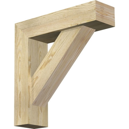 Ekena Millwork 6 W x 22 D x 22 H Traditional Block Rough Sawn Bracket w/ Offset Brace Douglas Fir
Ekena Millwork 6 W x 22 D x 22 H Traditional Block Rough Sawn Bracket w/ Offset Brace Douglas Fir