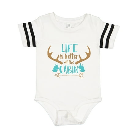 Inktastic Life is Better at the Cabin Deer Antlers Camping Gift Baby Boy or Baby Girl Bodysuit
Inktastic Life is Better at the Cabin Deer Antlers Camping Gift Baby Boy or Baby Girl Bodysuit