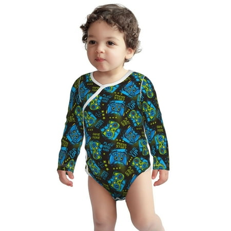 Fotbe Play Game Pattern Unisex-baby Long-sleeve Bodysuit Long Sleeve Bodysuits One-piece 100% Organic Cotton for Infant Baby Boys Unisex-18 Months
Fotbe Play Game Pattern Unisex-baby Long-sleeve Bodysuit Long Sleeve Bodysuits One-piece 100% Organic Cotton for Infant Baby Boys Unisex-18 Months