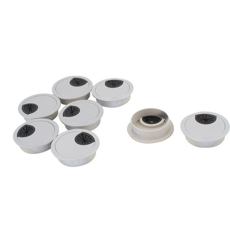 Office Computer Desk Table Plastic Grommet Wire Cord Cable Hole