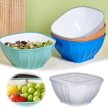 Bowl With Lid Large To Go Containers Mixing Bowl Fresh Preservation Bowl Square Bowl For Storage Fruit Meal Prep
Bowl With Lid Large To Go Containers Mixing Bowl Fresh Preservation Bowl Square Bowl For Storage Fruit Meal Prep