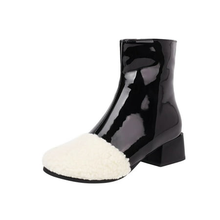 KBKYBUYZ Women s Boots Mid Heel Pointed Toe Boots Zip Shoes Fashion Patchwork Shoes Warm Boots Ankle Boots Mixed Colour Square Heel Women s Shoes
KBKYBUYZ Women s Boots Mid Heel Pointed Toe Boots Zip Shoes Fashion Patchwork Shoes Warm Boots Ankle Boots Mixed Colour Square Heel Women s Shoes
