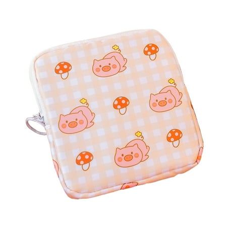 ANLV Tampon Storage Bag Dirty-proof Zipper Closure Durable Cartoon Pattern Sanitary Napkin Pouch
ANLV Tampon Storage Bag Dirty-proof Zipper Closure Durable Cartoon Pattern Sanitary Napkin Pouch