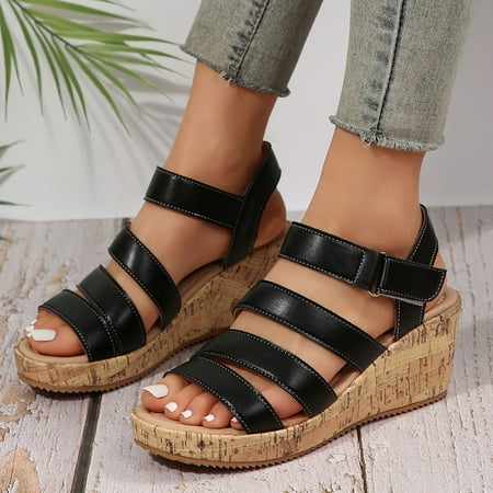 Daznico Platform Sandals Women Ladies Summer Shiny Leather Fish Mouth Roman Shoes Beach Large Size Slope Heel Sandals Slippers Sandals for Women 2024(Color:Black Size:US 8)
Daznico Platform Sandals Women Ladies Summer Shiny Leather Fish Mouth Roman Shoes Beach Large Size Slope Heel Sandals Slippers Sandals for Women 2024(Color:Black Size:US 8)