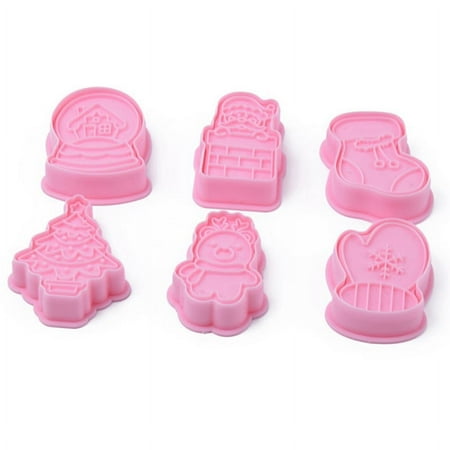 TOP-helper 6Pcs Cookie Cutters with Plunger Stampers Cute Cartoon Pattern Biscuit Molds
TOP-helper 6Pcs Cookie Cutters with Plunger Stampers Cute Cartoon Pattern Biscuit Molds