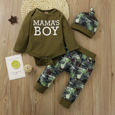 One opening 3 PCS New Boy’s Suit Toddler O-neck Long Sleeve Letter Romper Dinosaur Long Trousers Hat
One opening 3 PCS New Boy’s Suit Toddler O-neck Long Sleeve Letter Romper Dinosaur Long Trousers Hat