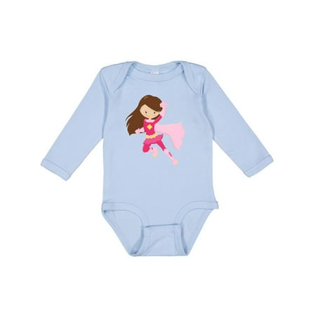 Inktastic Superhero Girl Cute Girl Brown Hair Pink Cape Girls Long Sleeve Baby Bodysuit
Inktastic Superhero Girl Cute Girl Brown Hair Pink Cape Girls Long Sleeve Baby Bodysuit