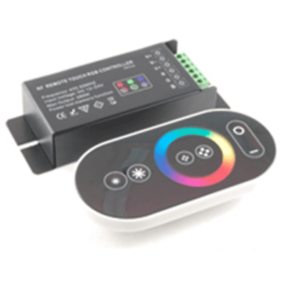 NTE Electronics 69-RTC1 REMOTE CONTROL DIMMER RGB LED STRIPS W/RECEIVER REMOTE