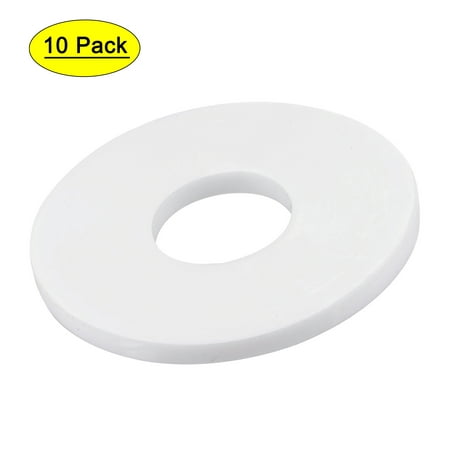 

Uxcell 50mm OD x 18mm ID x 3mm Thick DN15 PTFE Flat Washer Flange Gasket White 10 Count