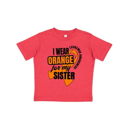 Inktastic I Wear Orange For My Sister Leukemia Awareness Gift Toddler Boy or Toddler Girl T-Shirt
Inktastic I Wear Orange For My Sister Leukemia Awareness Gift Toddler Boy or Toddler Girl T-Shirt