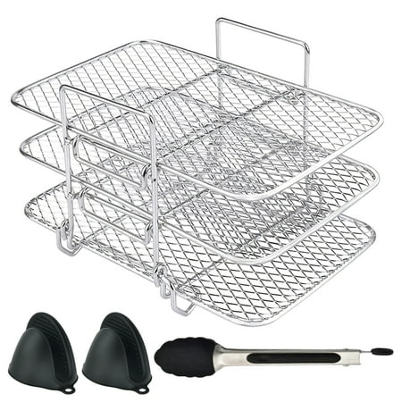Ekeka Clearance ! Air Fryer Rack With Oven Mitt Accessories Fruit Compatible For NINJA DZ401
Ekeka Clearance ! Air Fryer Rack With Oven Mitt Accessories Fruit Compatible For NINJA DZ401