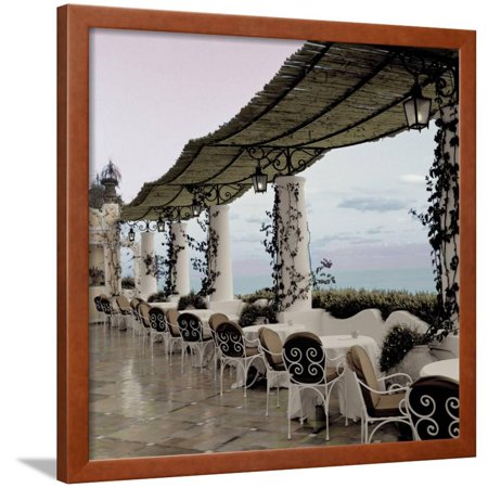 Positano Caffe #1 Framed Print Wall Art By Alan Blaustein