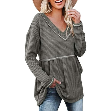Bellanny Waffle Knit Sweater Loose Sweaters for Women Waffle Maternity Top Off Shoulder Pullover Sweater Sexy Wide V-Neck Design Versatile Styles 7 Colors and 5 Sizes Choices classical
Bellanny Waffle Knit Sweater Loose Sweaters for Women Waffle Maternity Top Off Shoulder Pullover Sweater Sexy Wide V-Neck Design Versatile Styles 7 Colors and 5 Sizes Choices classical