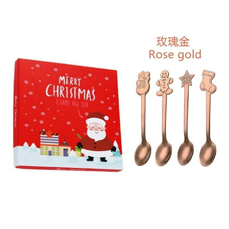 ZIOKOK Light Luxury Stainless Steel Coffee Spoon Gold Plating Christmas Decor Spoon
ZIOKOK Light Luxury Stainless Steel Coffee Spoon Gold Plating Christmas Decor Spoon