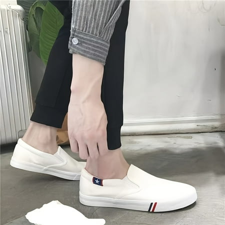 Men s Solid Color Slip On Canvas Walking Shoes Comfy Non Slip Rubber Sole Durable Shoes For Men s Outdoor Activities
Men s Solid Color Slip On Canvas Walking Shoes Comfy Non Slip Rubber Sole Durable Shoes For Men s Outdoor Activities