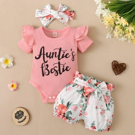 Bullpiano Newborn Infant Baby Girl Clothes Romper Shorts Set Floral Summer Outfits Cute Clothes for Baby Girls 3-6 Months
Bullpiano Newborn Infant Baby Girl Clothes Romper Shorts Set Floral Summer Outfits Cute Clothes for Baby Girls 3-6 Months