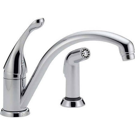 Collins Single Handle Faucet with Spray in Chrome 441-DST