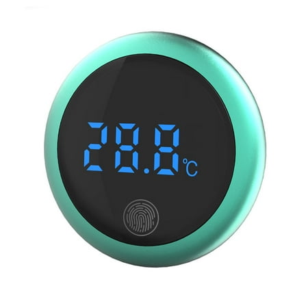 FAIOIN Fashion Design Round Thermometer for w/ Metal Frame Portable Temperature Gauge LED Display Colorful Temperature Gauge Me
FAIOIN Fashion Design Round Thermometer for w/ Metal Frame Portable Temperature Gauge LED Display Colorful Temperature Gauge Me