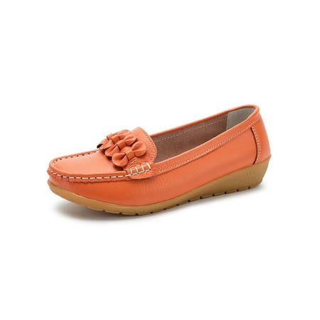 Daeful Womens Flats Driving Loafers Slip On Moccasins Walking Vintage Breathable Comfort Nurse Shoe Orange 5.5
Daeful Womens Flats Driving Loafers Slip On Moccasins Walking Vintage Breathable Comfort Nurse Shoe Orange 5.5