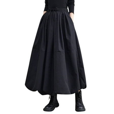 Fsqjgq Tulle Table Skirts for Rectangle Tables Womens Retro High Waist Black Big Skirt Elastic Pockets Skirt School Girl Skirts Outfits Black
Fsqjgq Tulle Table Skirts for Rectangle Tables Womens Retro High Waist Black Big Skirt Elastic Pockets Skirt School Girl Skirts Outfits Black