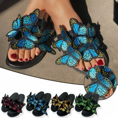 Cethrio Womens Summer Comfort Flats Sandals- on Clearance Flat Slides Sandal Bow Wide Width Blue Dressy Sandals/ Slides Size 6
Cethrio Womens Summer Comfort Flats Sandals- on Clearance Flat Slides Sandal Bow Wide Width Blue Dressy Sandals/ Slides Size 6
