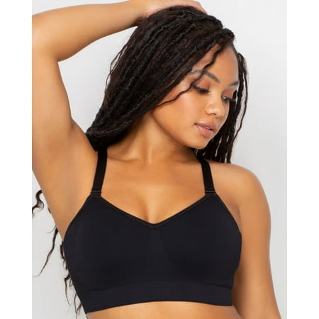 Smooth Seamless Comfort Wireless Bra - Black Hue