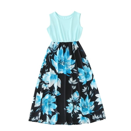 Toddler Girls Casual Mommy And Me Sleeveless Flower Maxi Dress Family Summer Matching Set
Toddler Girls Casual Mommy And Me Sleeveless Flower Maxi Dress Family Summer Matching Set