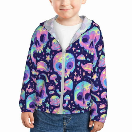 Gaeub crystal Skull mushroom Print Athletic Sun Protection Hoodie for Kids Long Sleeve Outdoor UV Shirt Running Fishing Top for Boys Girls-5 Years
Gaeub crystal Skull mushroom Print Athletic Sun Protection Hoodie for Kids Long Sleeve Outdoor UV Shirt Running Fishing Top for Boys Girls-5 Years