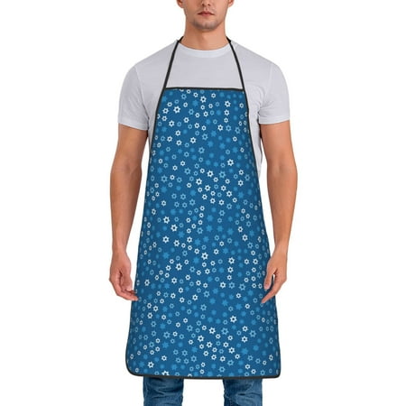 Tideii Blue Star Print for Tie-up Apron Unisex Waterproof and Stain-Resistant Bib Apron for Kitchen Garden Painting
Tideii Blue Star Print for Tie-up Apron Unisex Waterproof and Stain-Resistant Bib Apron for Kitchen Garden Painting