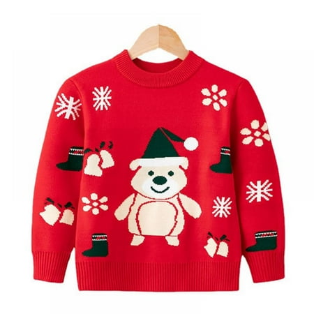 SYNPOS 1-6 Years Toddler Kids Baby Girl Christmas Sweater Crewneck Knit Cute Sweaters Pullover Sweatshirt Top Fall Winter Clothes
SYNPOS 1-6 Years Toddler Kids Baby Girl Christmas Sweater Crewneck Knit Cute Sweaters Pullover Sweatshirt Top Fall Winter Clothes