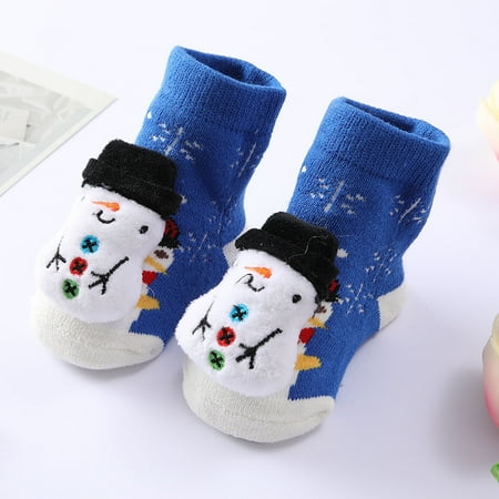 Meidiya 1/4/5 Pair Xmas Baby Floor Socks Ultra-Thick Non-Slip Adorable 3D Cartoon Warm Cotton Thickened Xmas Toddler Socks for Autumn 0-12 Months
Meidiya 1/4/5 Pair Xmas Baby Floor Socks Ultra-Thick Non-Slip Adorable 3D Cartoon Warm Cotton Thickened Xmas Toddler Socks for Autumn 0-12 Months