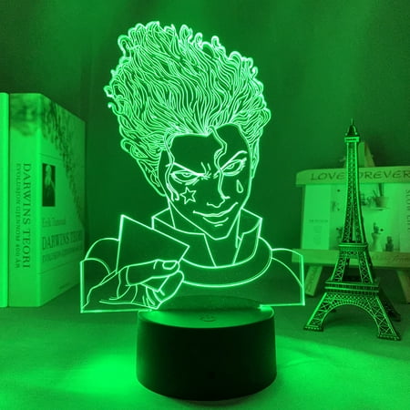 PGONE 3D Illusion Night Light Anime Character Desk Lamp USB Powered 7 Colors LED Light with Touch Switch for Kids Gift Bedroom Decor
PGONE 3D Illusion Night Light Anime Character Desk Lamp USB Powered 7 Colors LED Light with Touch Switch for Kids Gift Bedroom Decor