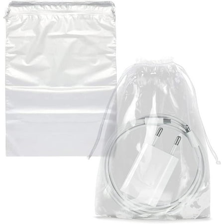 Clear Drawstring Bags 9 x 12 Pack of 1000 Travel Shoe Bags for Packing Shipping Storage 2 mil Waterproof Clear Plastic Bag with Double Cotton Drawstrings Odorless Shoe Dust Bags
Clear Drawstring Bags 9 x 12 Pack of 1000 Travel Shoe Bags for Packing Shipping Storage 2 mil Waterproof Clear Plastic Bag with Double Cotton Drawstrings Odorless Shoe Dust Bags