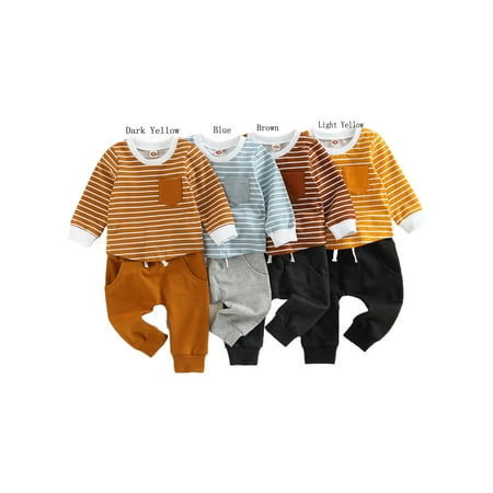 Ma&Baby Baby Tracksuit Infant Boys Long Sleeve Striped T-Shirt Tops and Long Pants 2Pcs Outfit Set
Ma&Baby Baby Tracksuit Infant Boys Long Sleeve Striped T-Shirt Tops and Long Pants 2Pcs Outfit Set