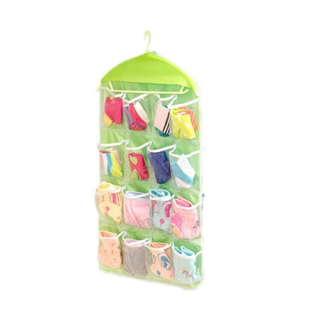 16 Pockets Clear Hanging Bag Socks Bra Underwear Rack Hanger Storage Organizer
16 Pockets Clear Hanging Bag Socks Bra Underwear Rack Hanger Storage Organizer