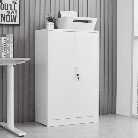 Metal Storage Cabinet with Locking Doors and Adjustable Shelf Folding Filing Storage Cabinet Rolling Storage Locker Cabinet for Home Office School Garage White
Metal Storage Cabinet with Locking Doors and Adjustable Shelf Folding Filing Storage Cabinet Rolling Storage Locker Cabinet for Home Office School Garage White