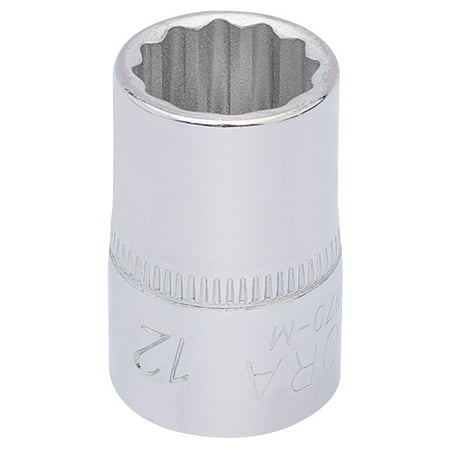Draper 25888 12mm 3/8 Square Drive Elora Bi-Hexagon Socket