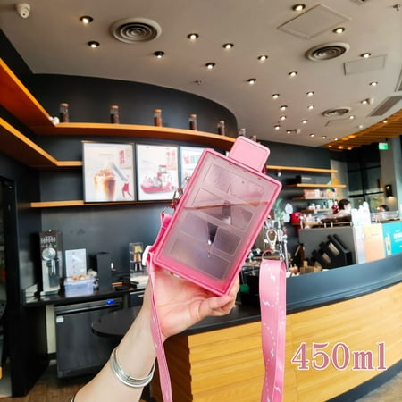 QINGYU 450ml Plastic Cup Outdoor Convenient Large Capacity Girl Rectangular Juice Cup Cute Lightning Water Bottle (Pink)
QINGYU 450ml Plastic Cup Outdoor Convenient Large Capacity Girl Rectangular Juice Cup Cute Lightning Water Bottle (Pink)