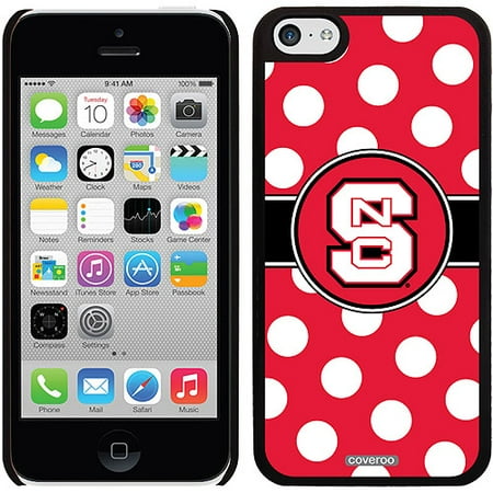 NC State Polka Dots Design on iPhone 5c Thinshield Snap-On Case by Coveroo