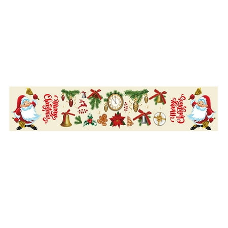 Christmas Table Runner Santa Claus Elk Bells Table Runner Party Dining Table Decor
Christmas Table Runner Santa Claus Elk Bells Table Runner Party Dining Table Decor