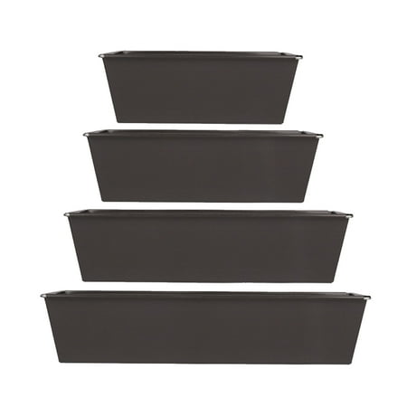 1 Set 4pcs Toast Bread Cake Molds Non-stick Household Baking Pan Baking Mold Bakeware Baking Supplies (Black)
1 Set 4pcs Toast Bread Cake Molds Non-stick Household Baking Pan Baking Mold Bakeware Baking Supplies (Black)